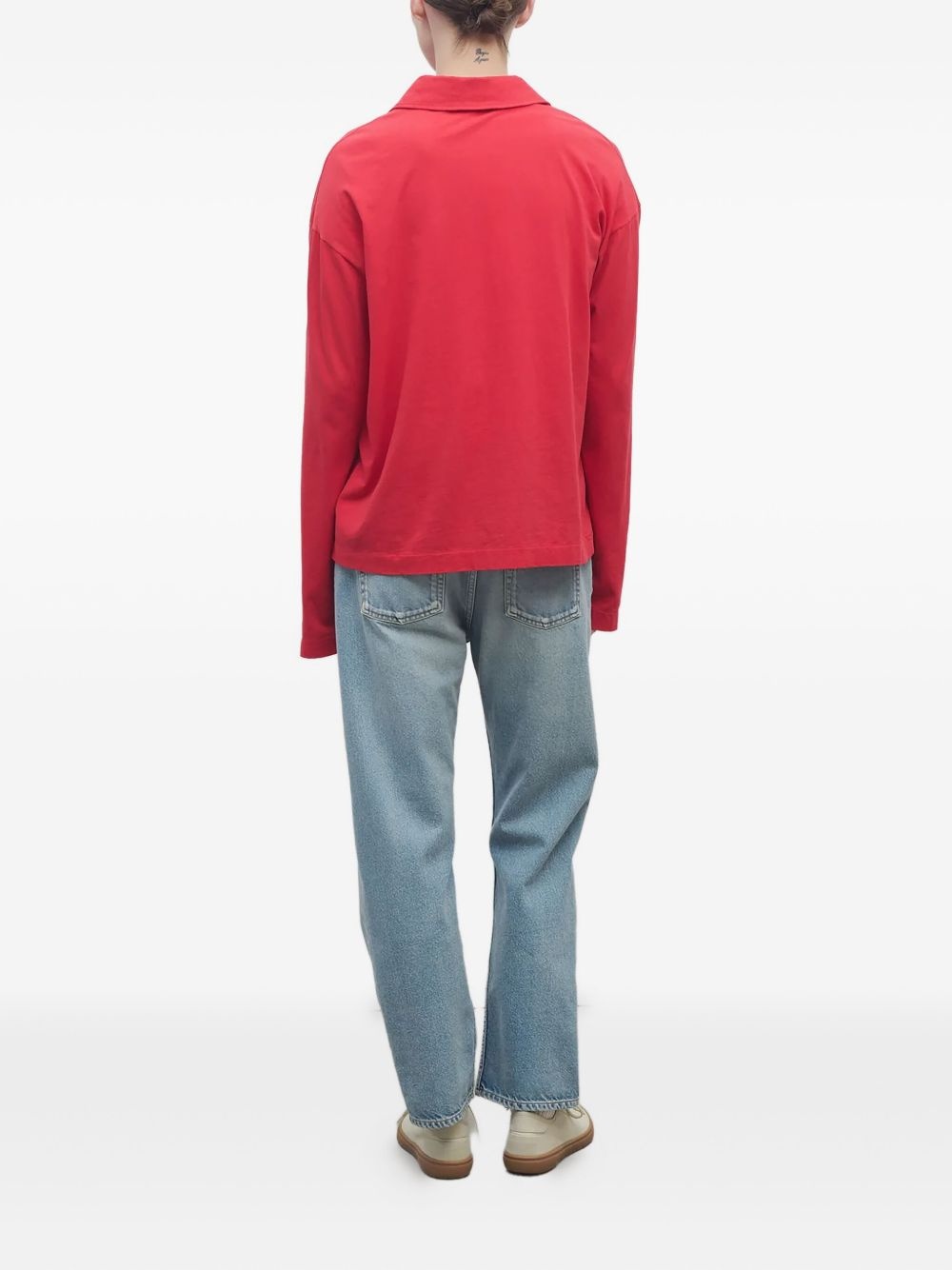 THE ROW RIACO MW  CROP STRAIGHT LEG JEANS LIGHT INDIGO - 4