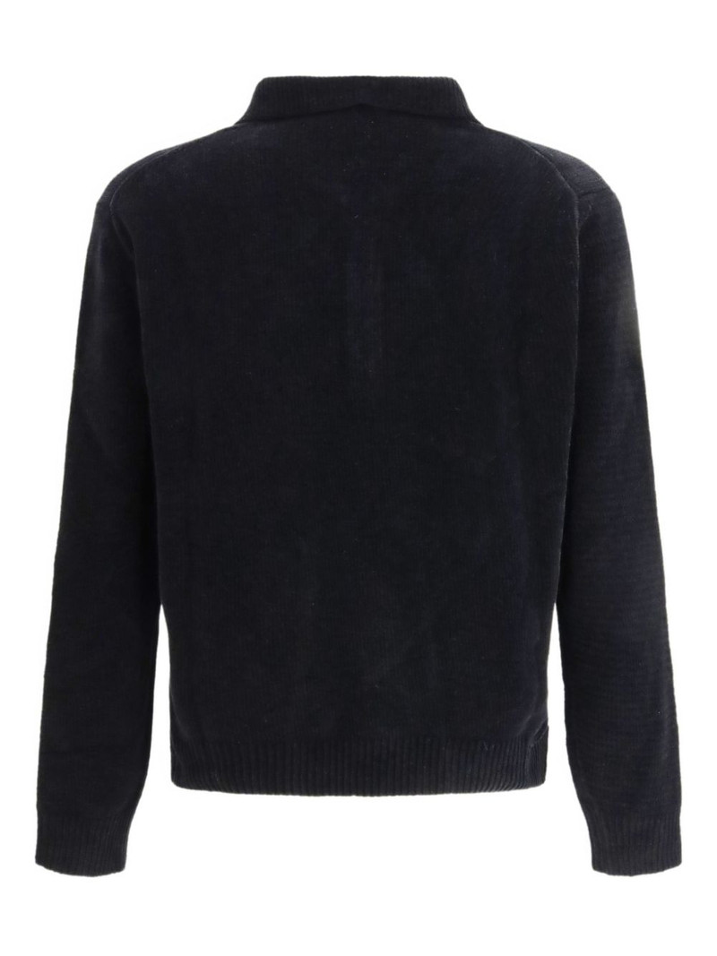 SUNFLOWER chenille button polo shirt outlook