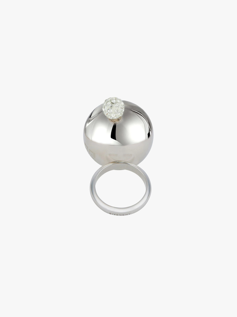 4G PEARL RING WITH CRYSTALS 1
