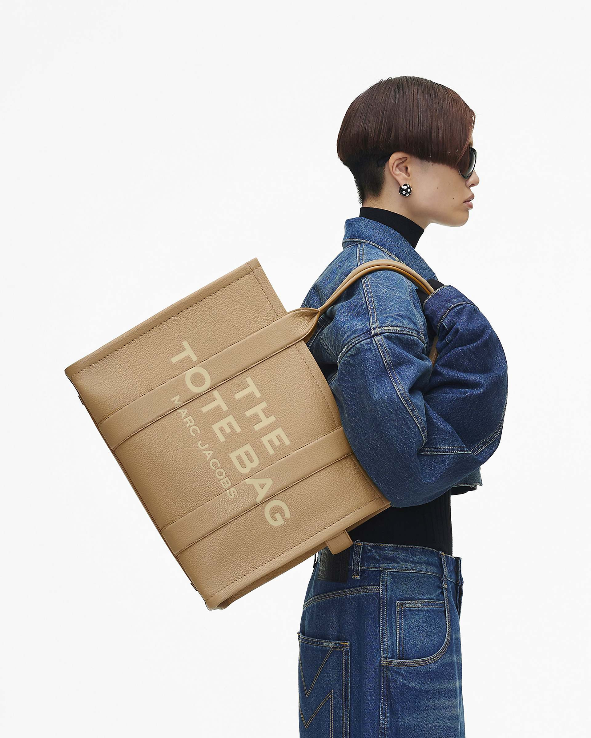 THE LEATHER LARGE TOTE BAG - 2