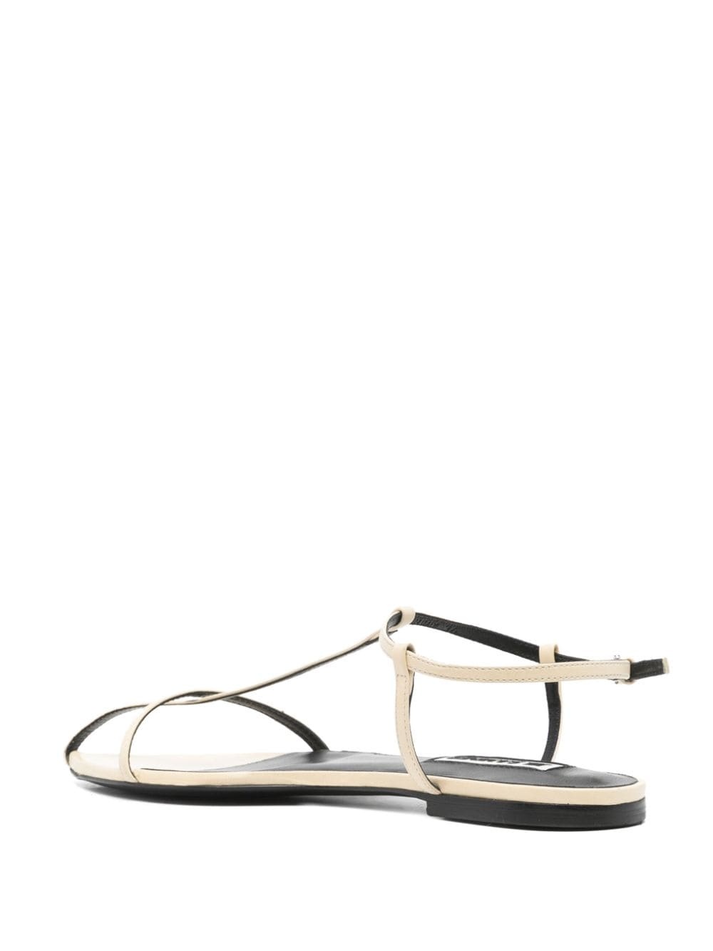flat leather sandals - 3