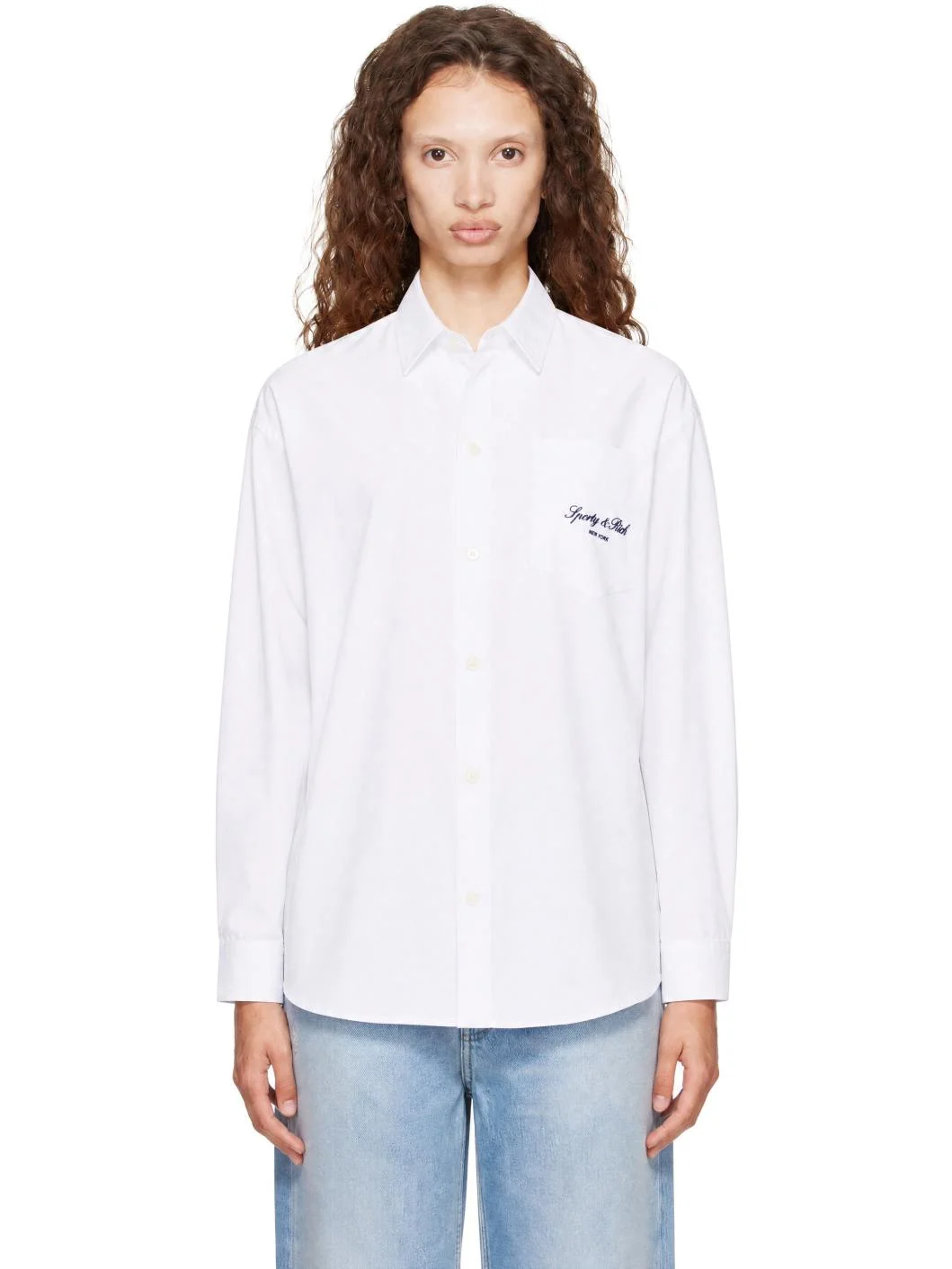 White Signature NY Oversized Shirt - 1