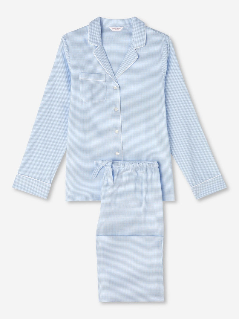Women's Pyjamas Kelburn 23 Brushed Cotton Blue 1