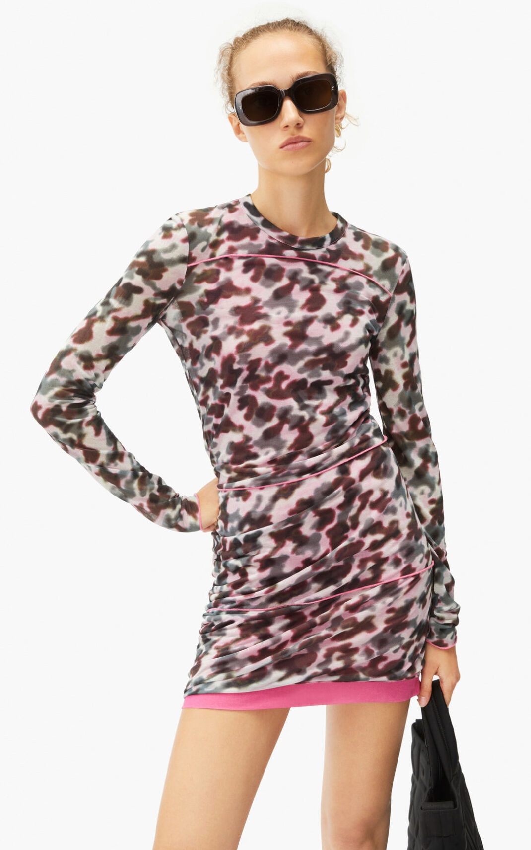 'Cloud Camo' bodycon dress - 4