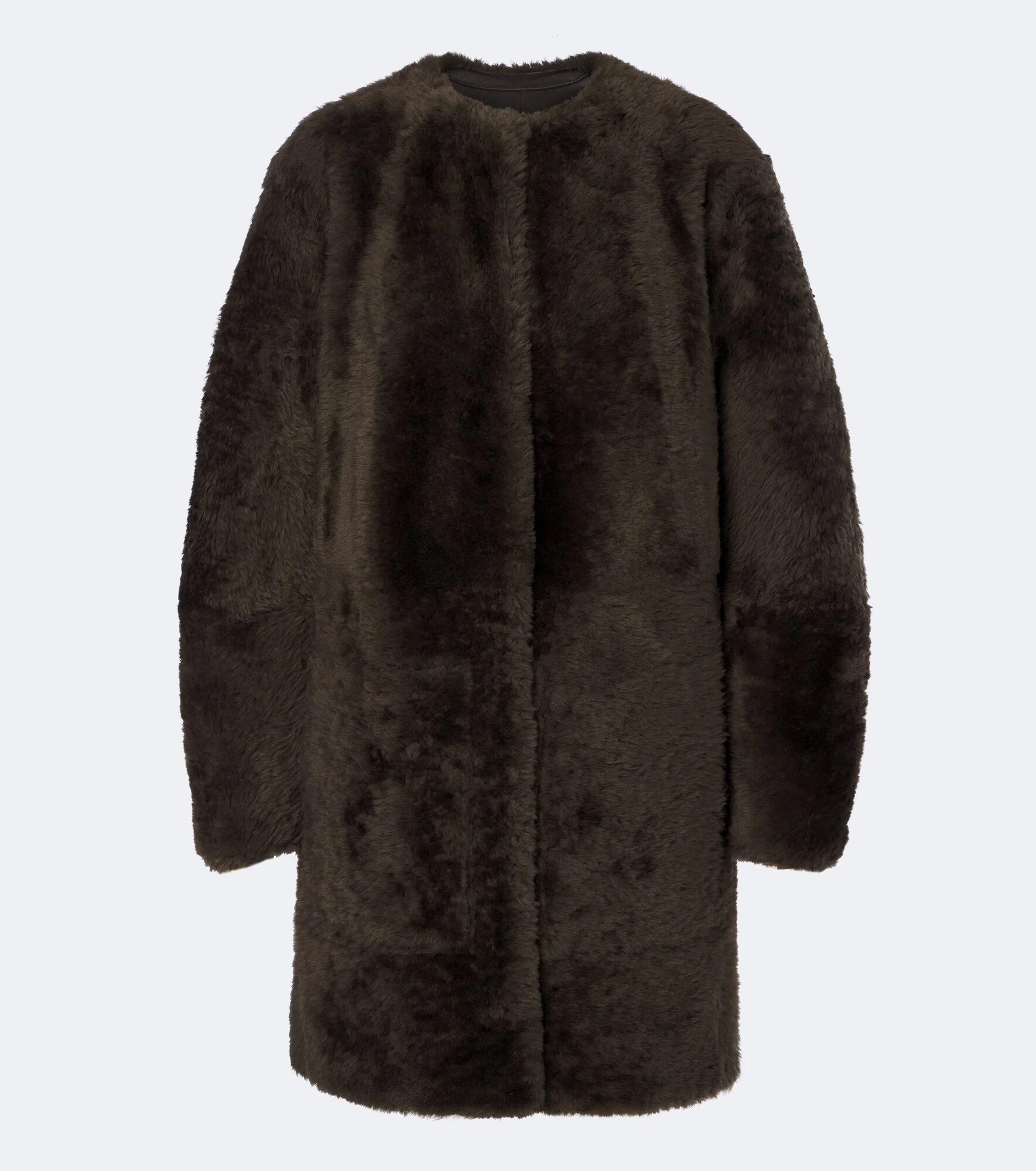 Reversible shearling coat - 1