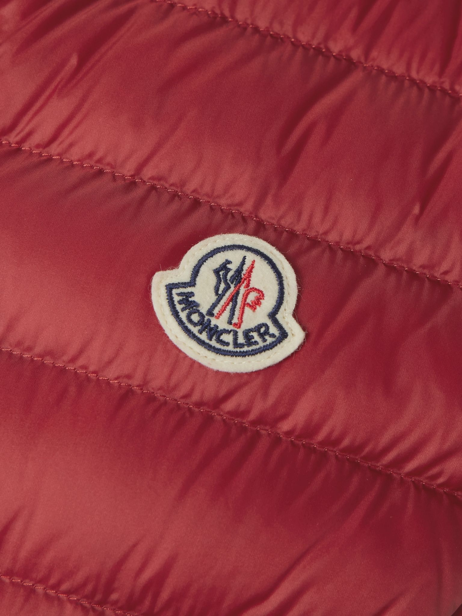 Igens quilted padded shell down vest Red - 5