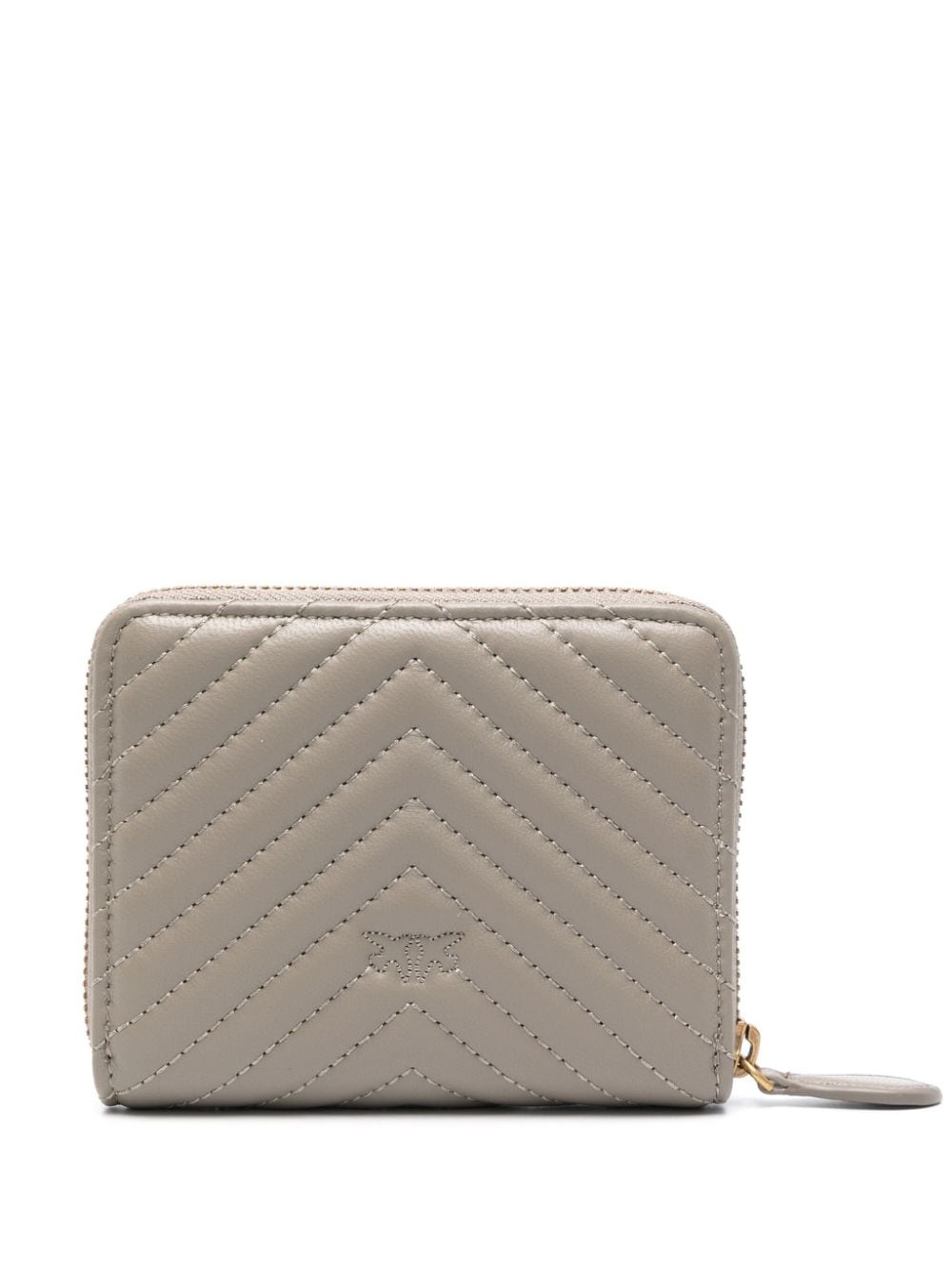 chevron-quilted leather wallet - 2
