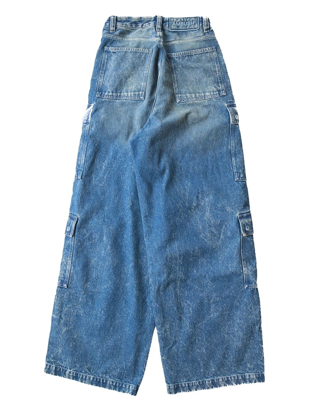 denim cargo pants - 2