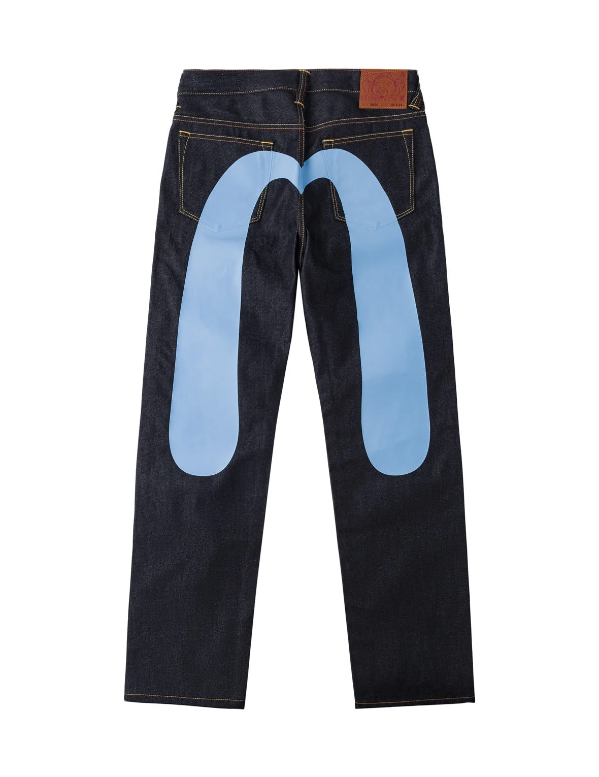 Light Blue Daicock Print Jeans #2020 - 1