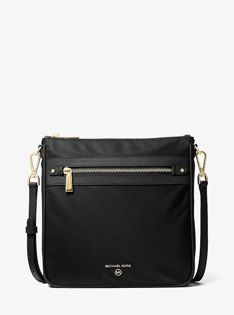 Jet Set Large Nylon Gabardine Messenger Bag - 1