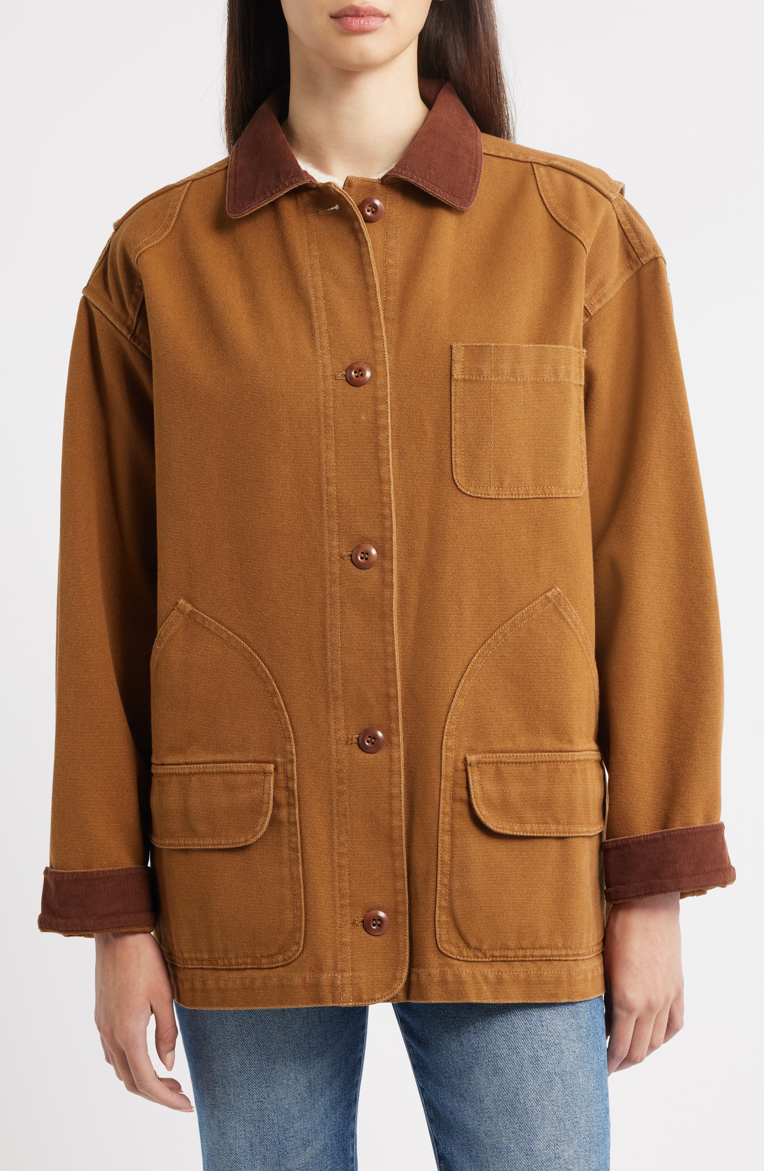 DÔEN Pascual Barn Jacket in Willow Bark at Nordstrom - 4