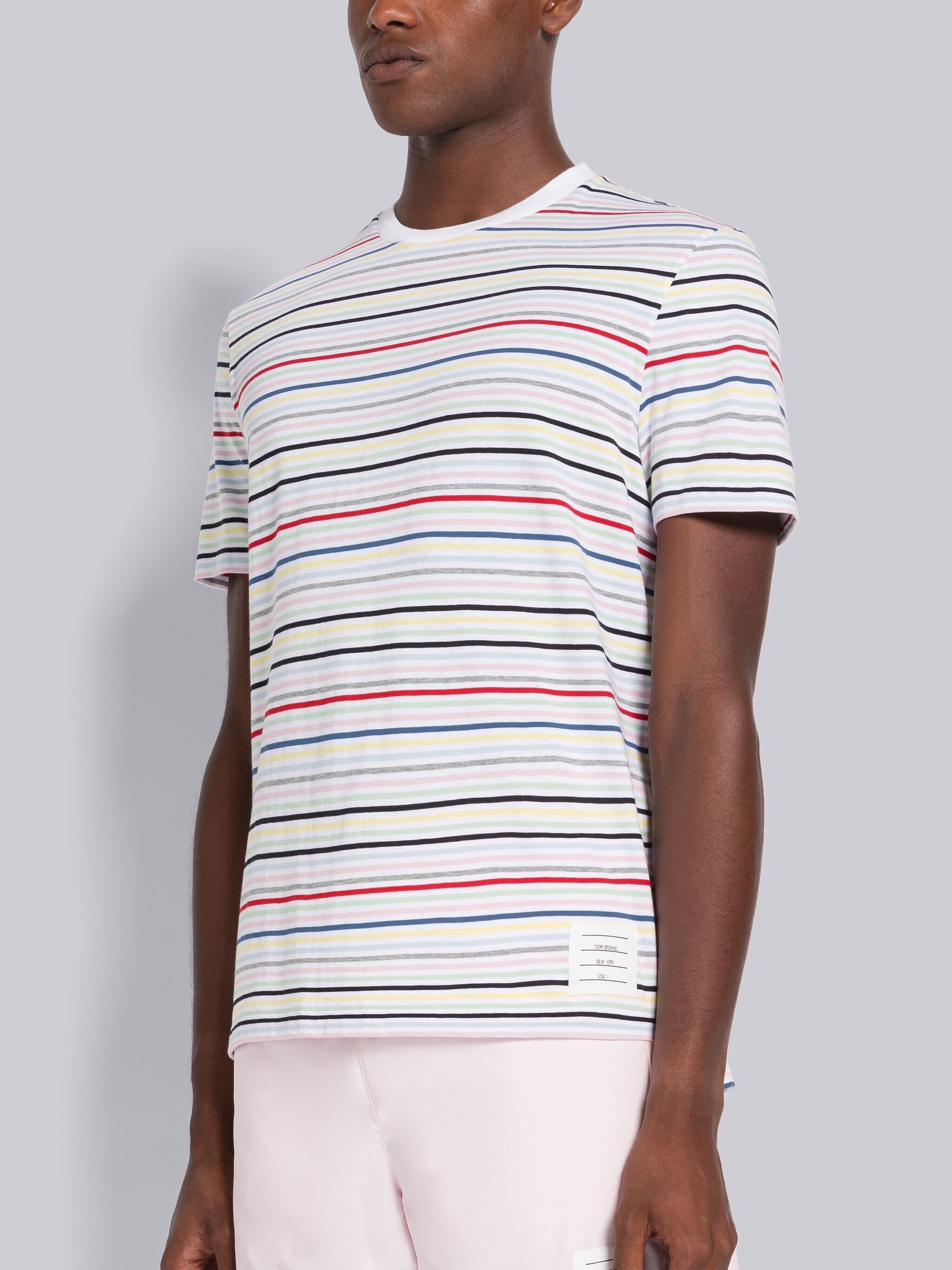 Midweight Jersey Stripe Short Sleeve Tee - 2