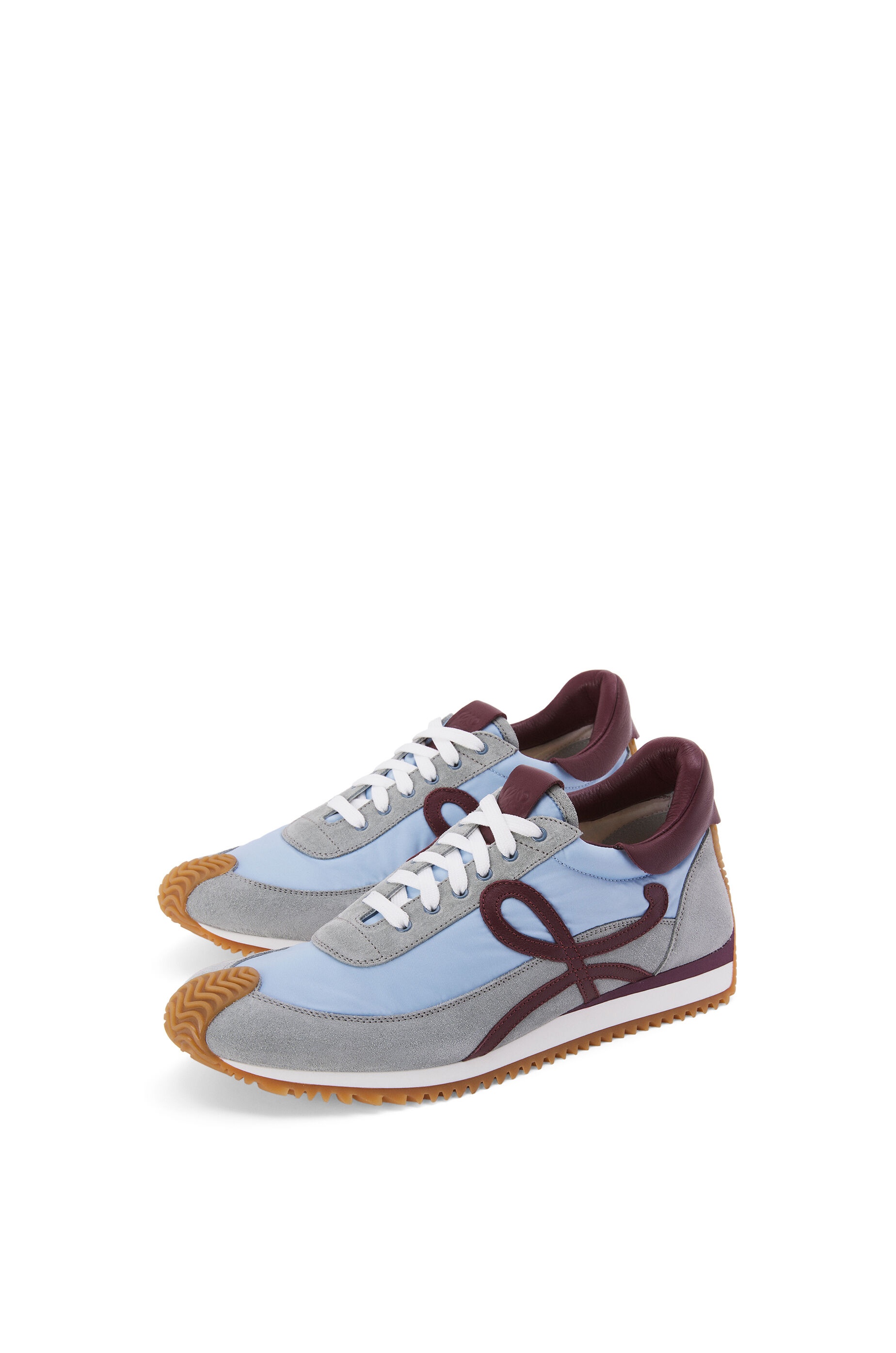 Flow runner in nylon and suede - 5