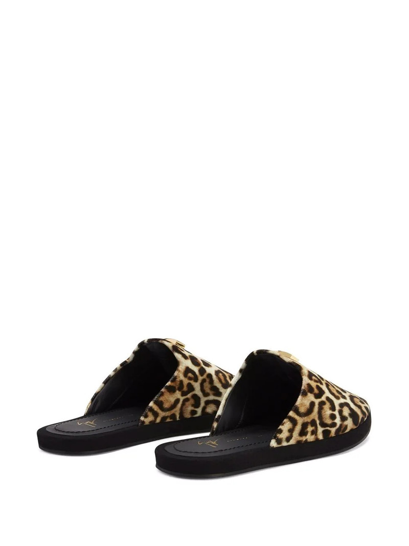 Domitille leopard-print slippers 3