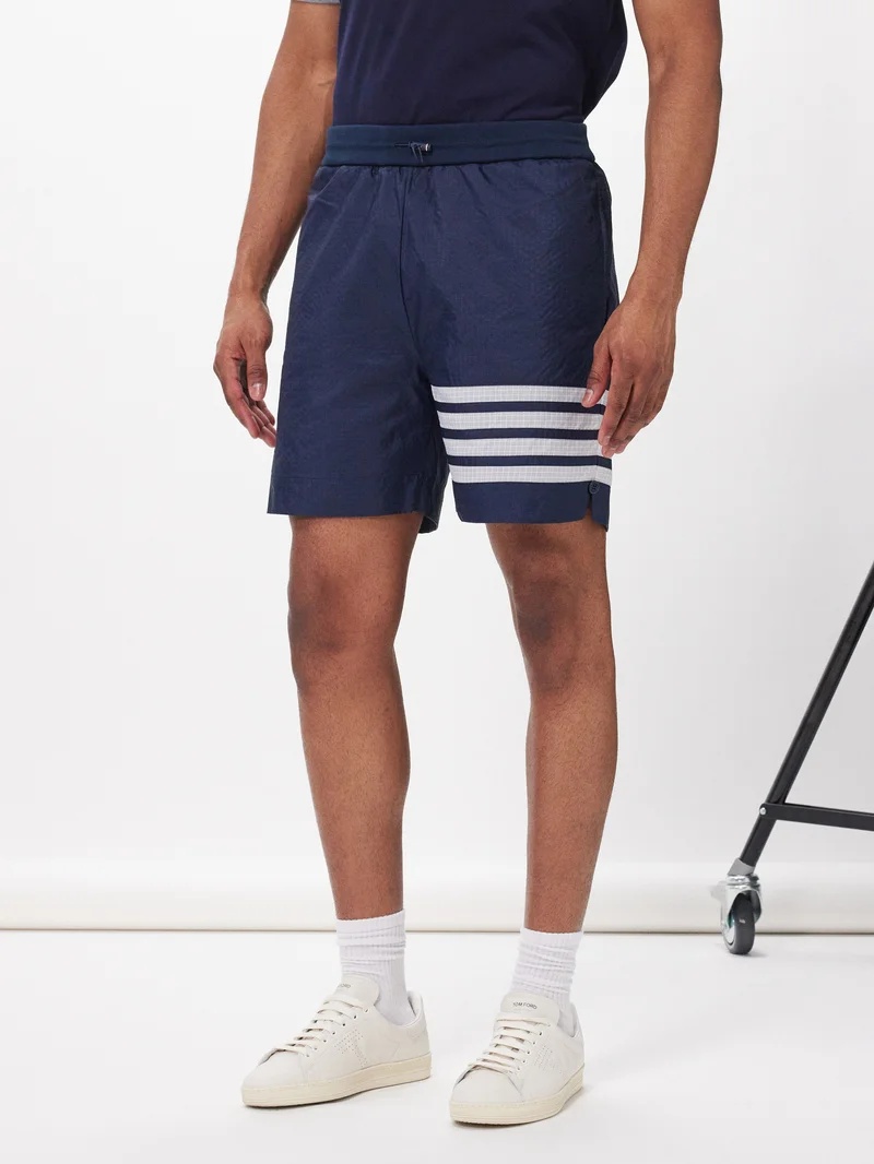 4-bar ripstop shorts - 1