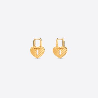 BALENCIAGA Valentine's Day 22 Romance Earrings in Gold outlook