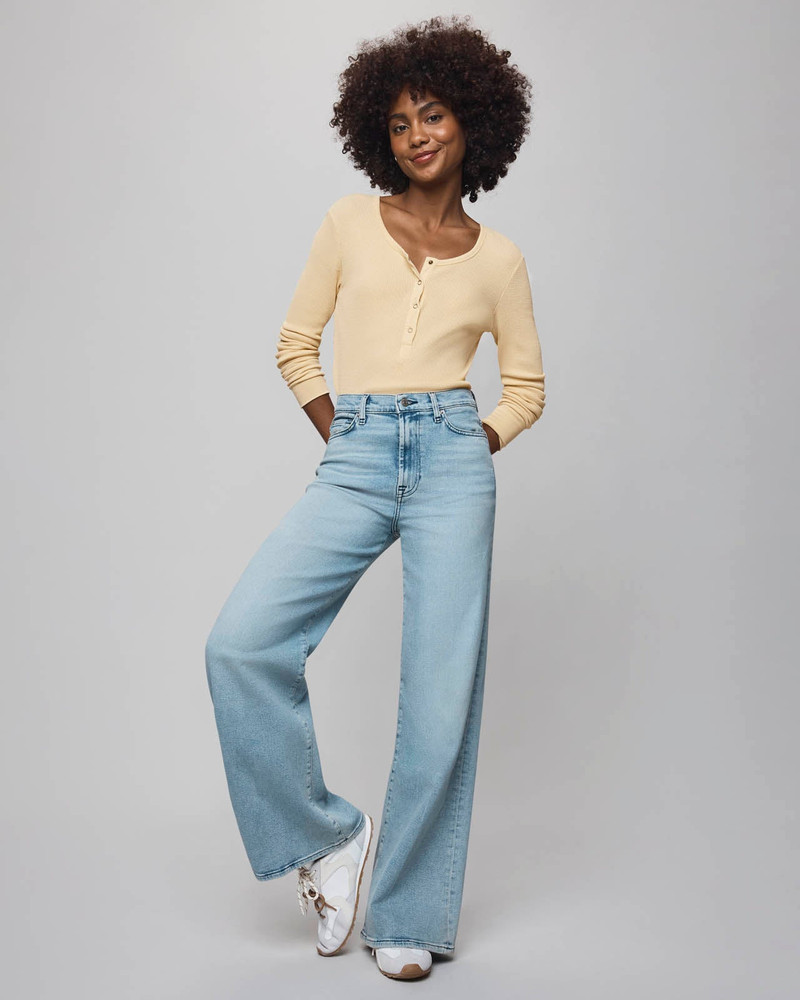 Splendid High Waist Wide Leg Jean outlook