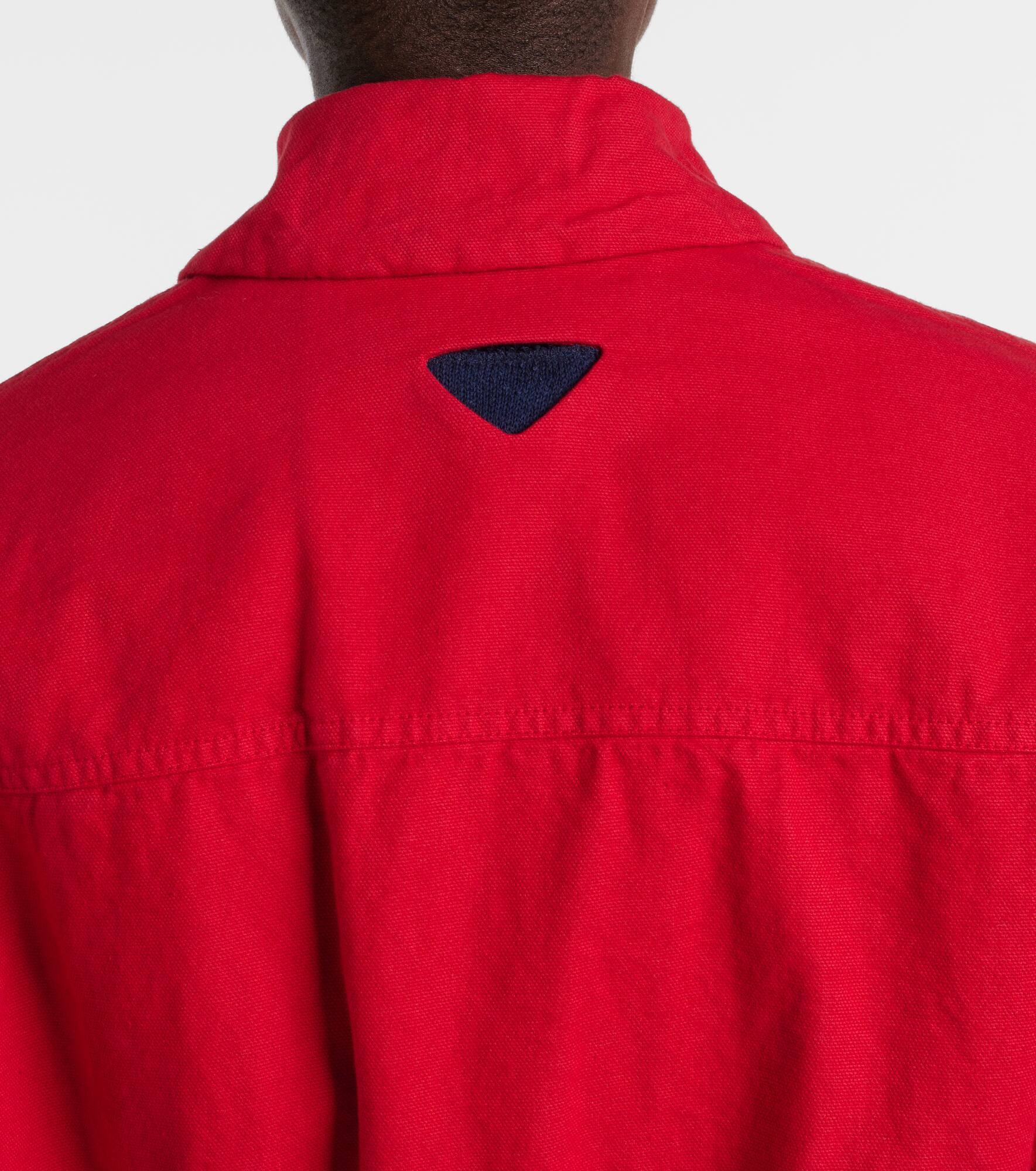 Cropped cotton bomber jacket - 6
