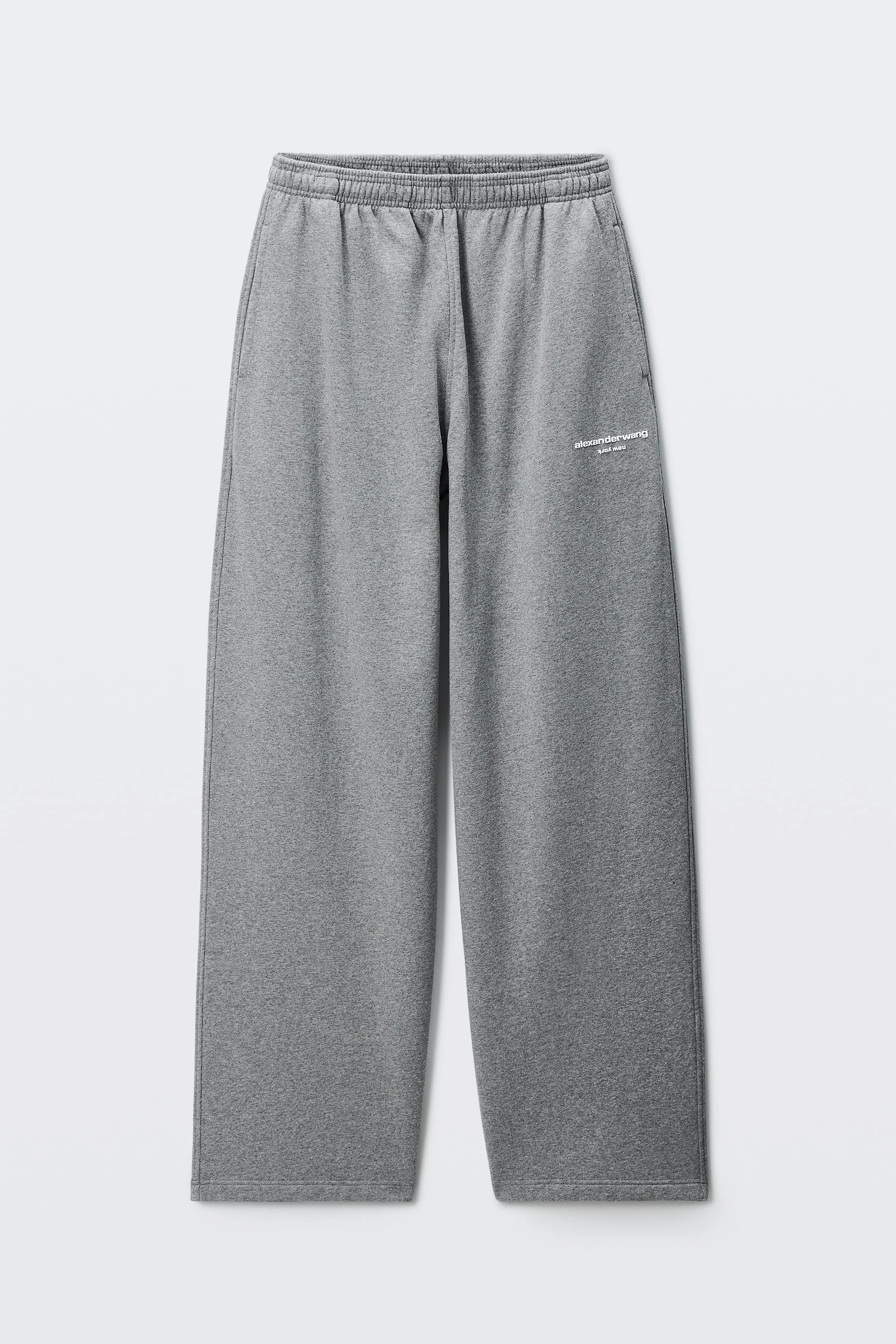 LOGO PRINT MID-RISE OVERSIZED SWEATPANT - 1
