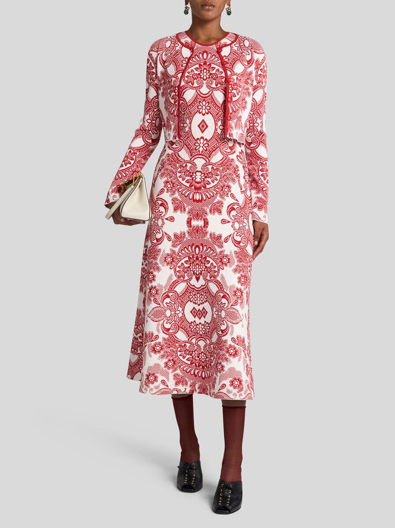 Etro TWO-TONE CROPPED CARDIGAN outlook