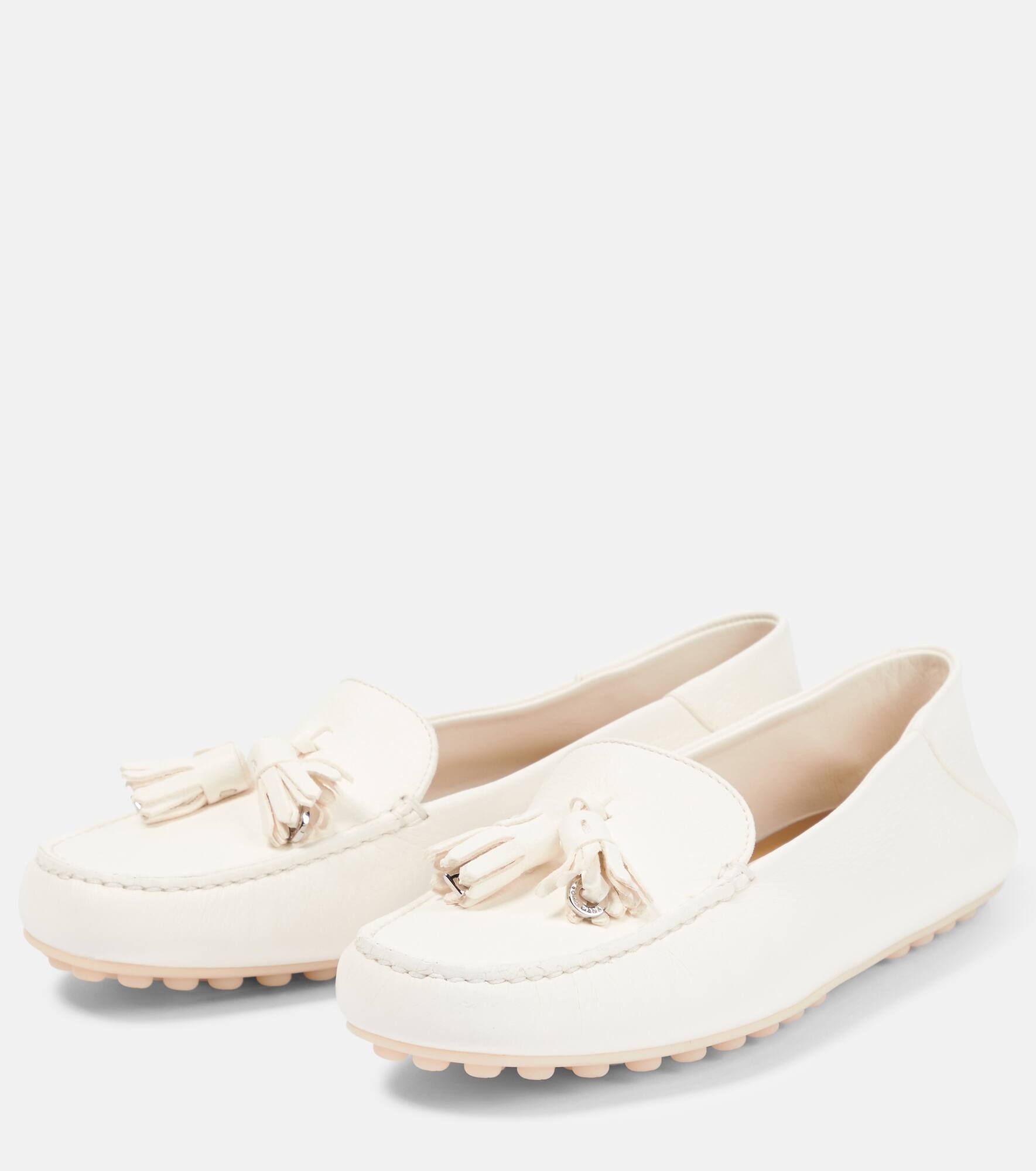 Dot Sole leather moccasins - 4