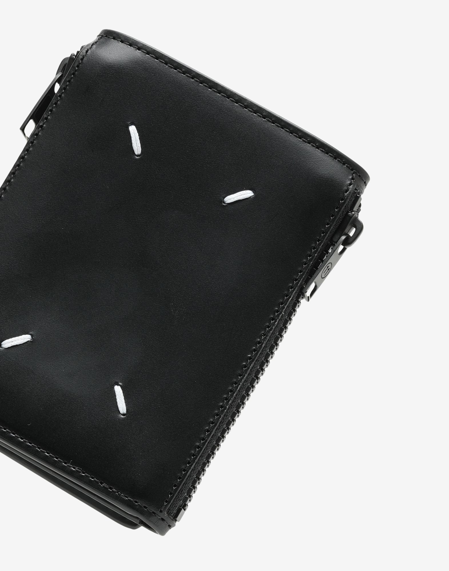 Leather tri-fold wallet - 4