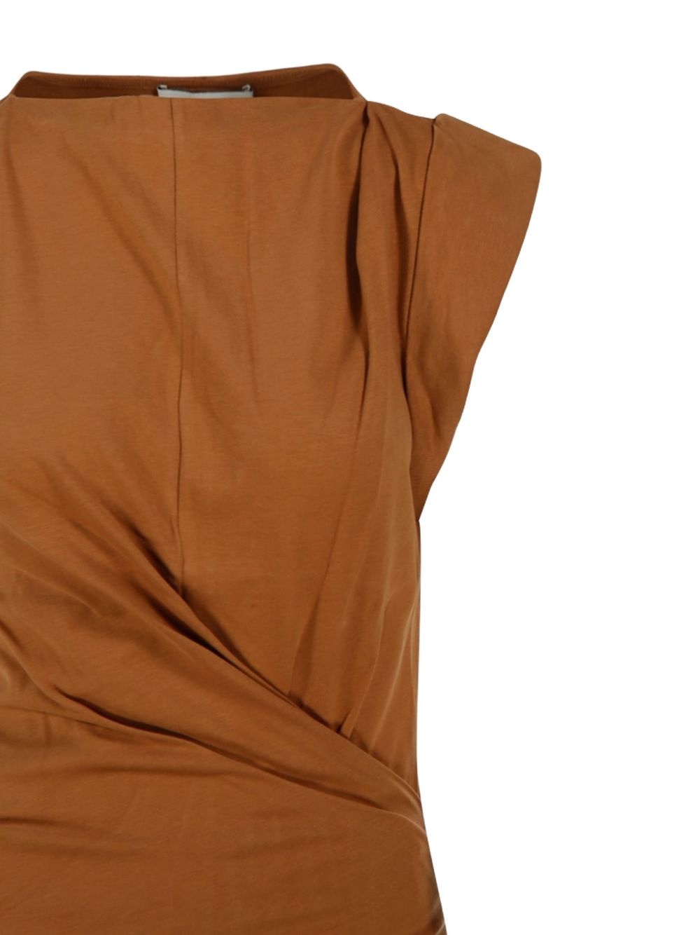 Maisan draped cap-sleeve top - 4