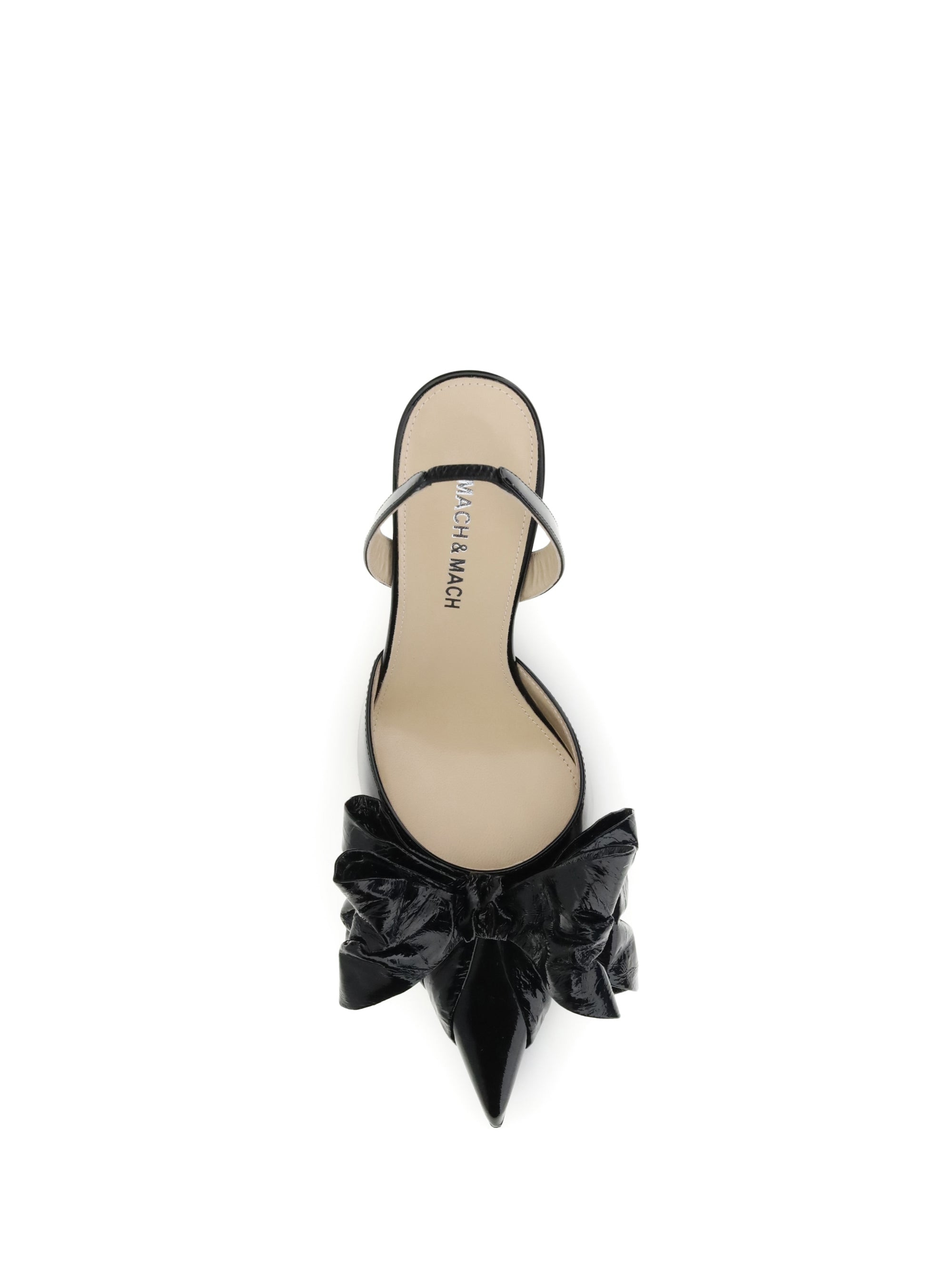 Mach & Mach Women ''Le Cadeau'' Wrapped Leather Slingbacks - 4