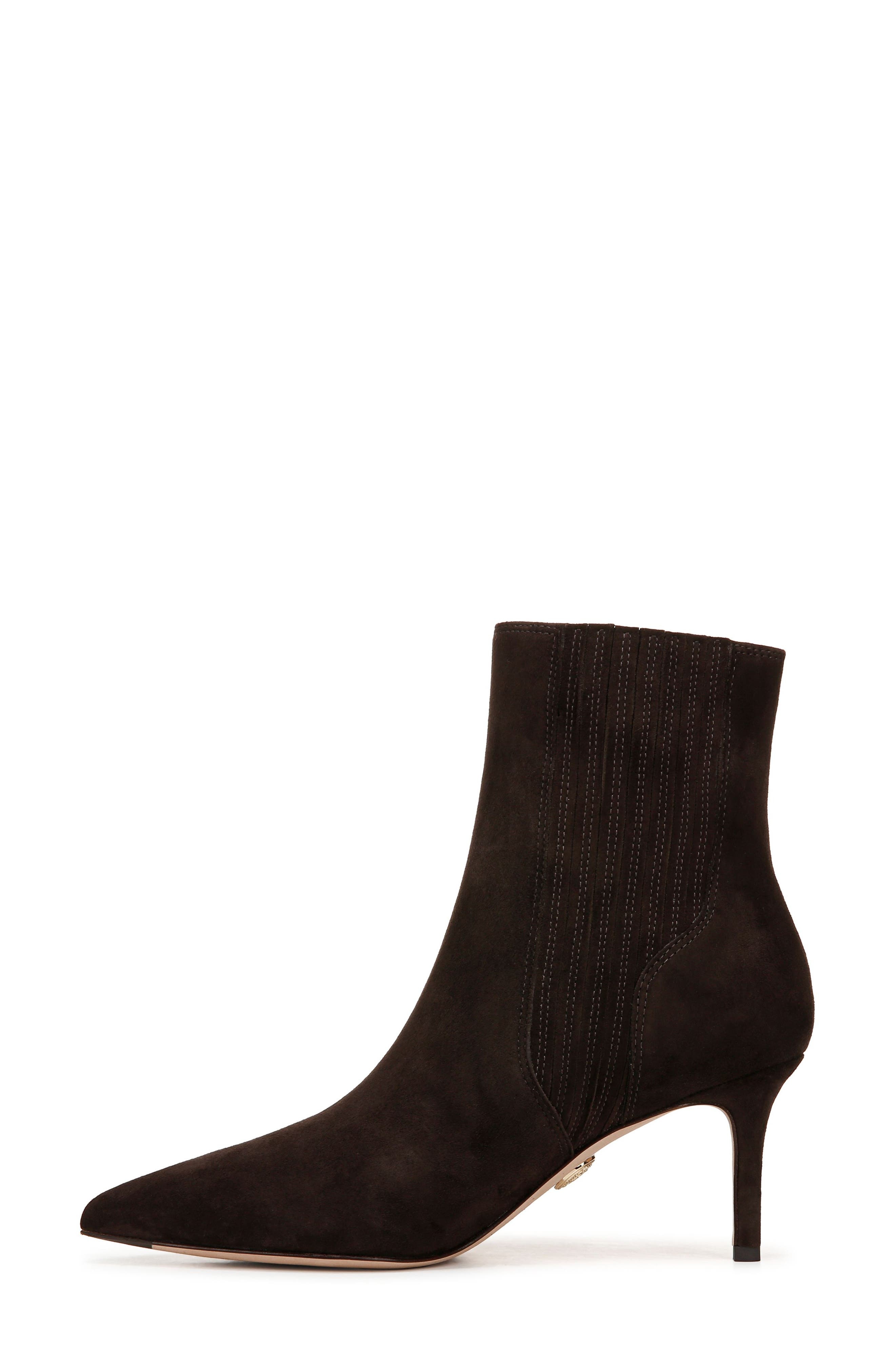 Veronica Beard Lisa 70mm Pointed Toe Bootie in Espresso at Nordstrom - 8