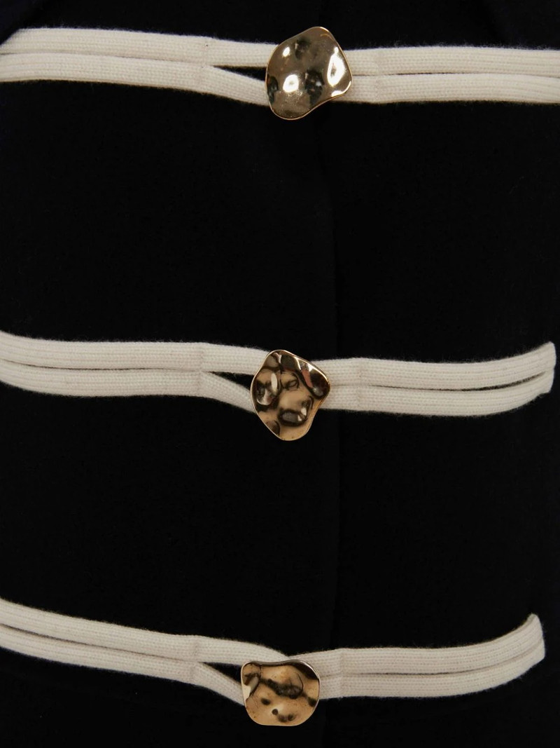 JW Anderson ROUND COLLAR A-LINE COAT outlook