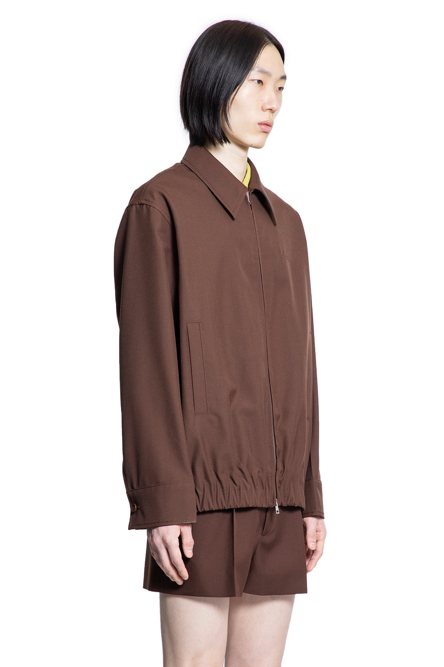 Logo-Wool-Twill-Jacket - 2