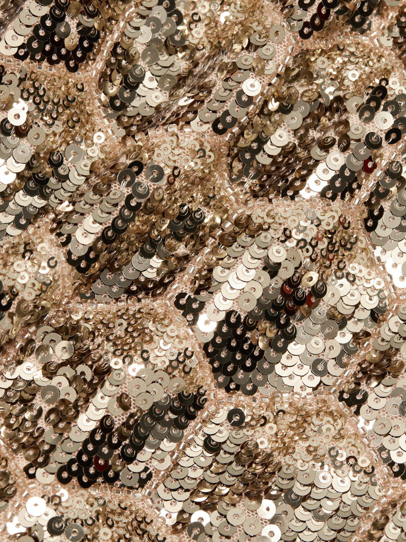 Women's Shauna Sequinned Gown - Gold Sequin 7