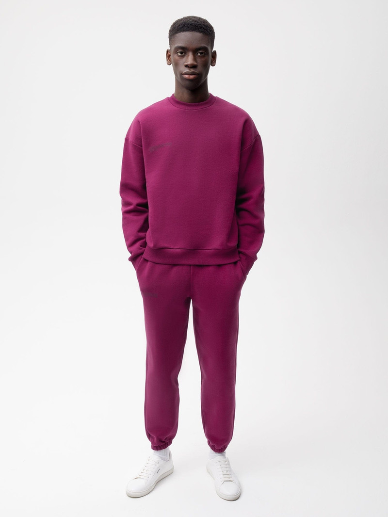 PANGAIA Mens 365 Heavyweight Track Pants - Plum Purple outlook