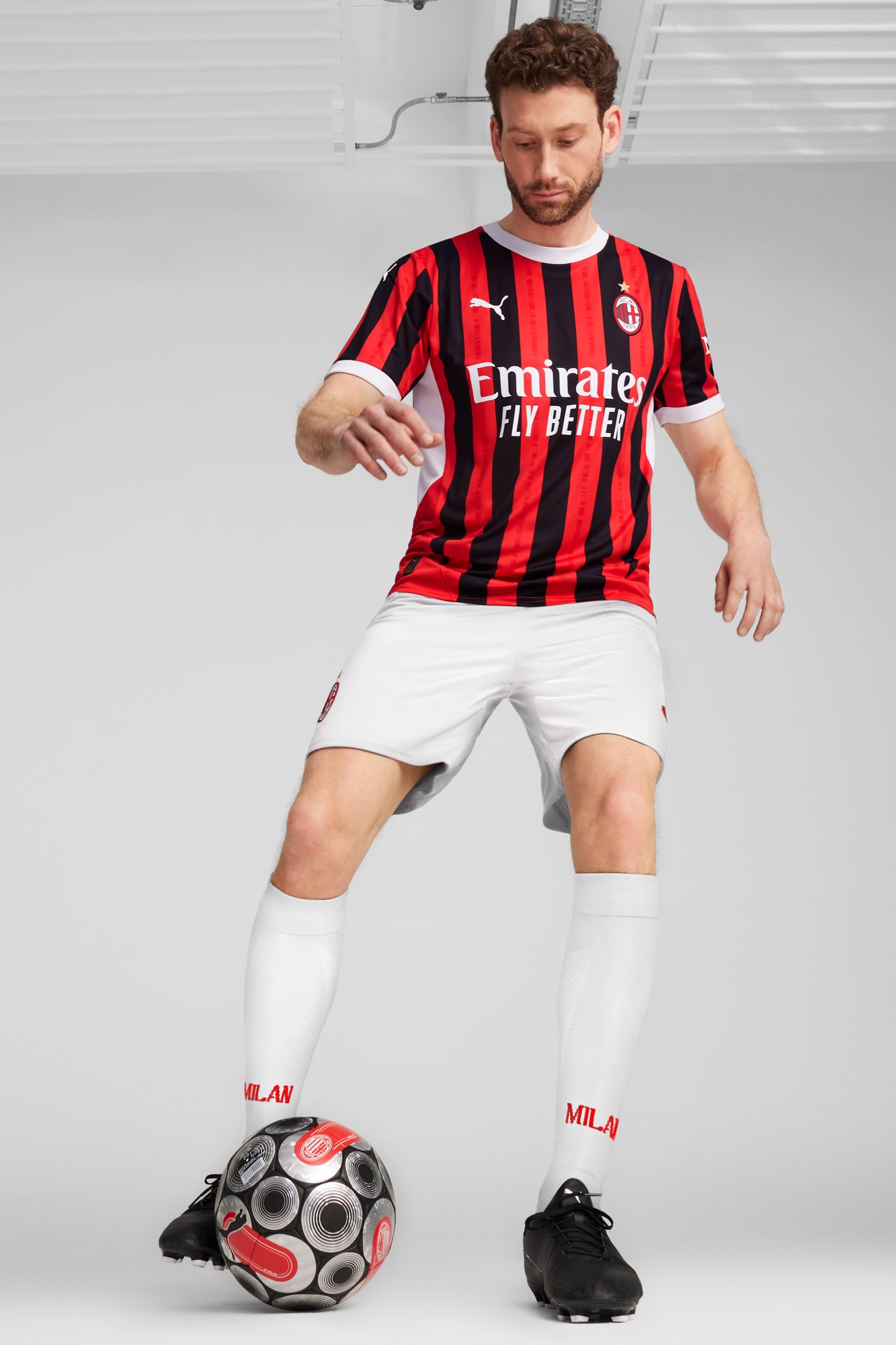 AC Milan 24/25 Men's Replica Home Soccer Jersey - 5