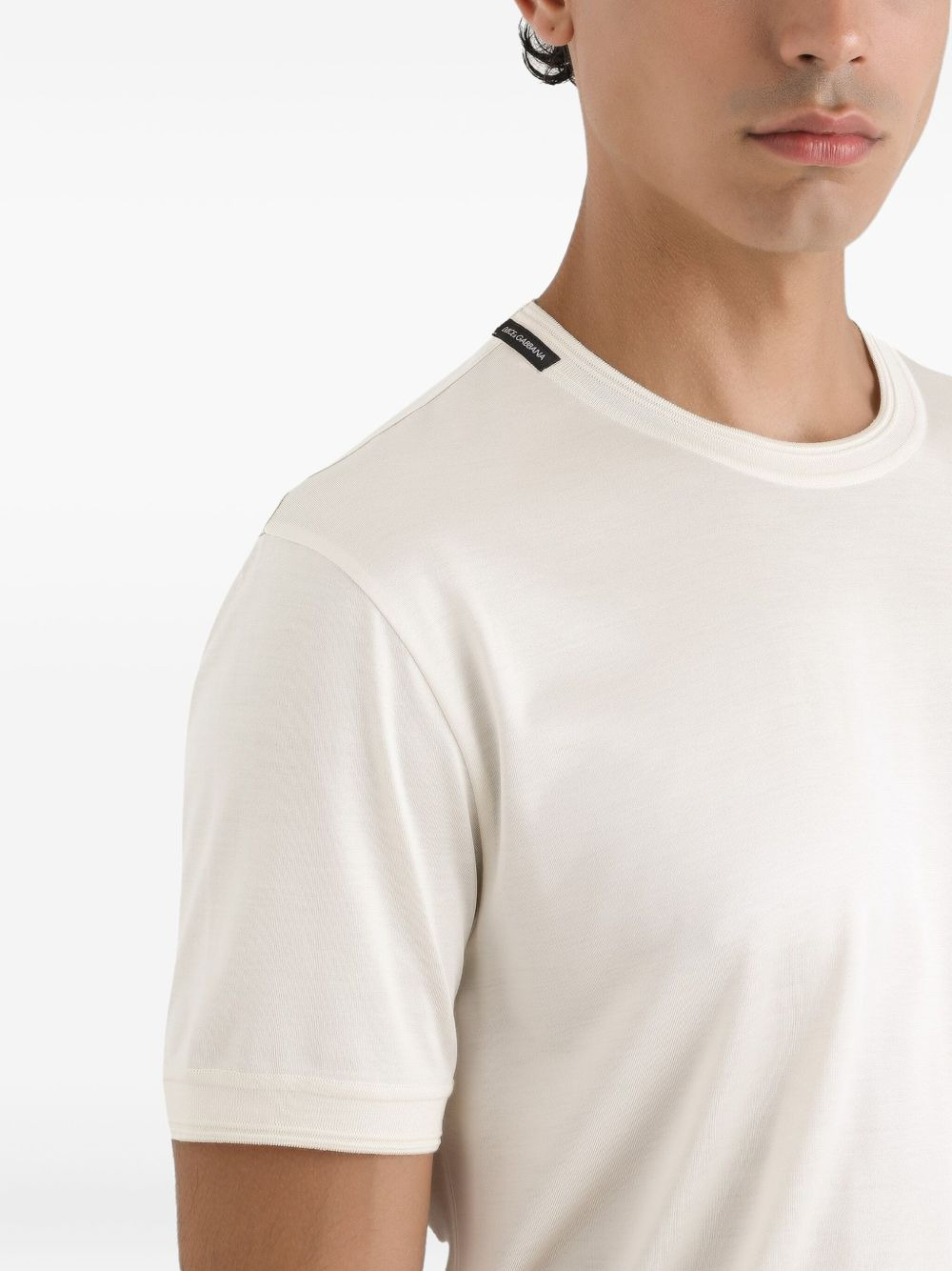logo-detail crew-neck t-shirt - 5