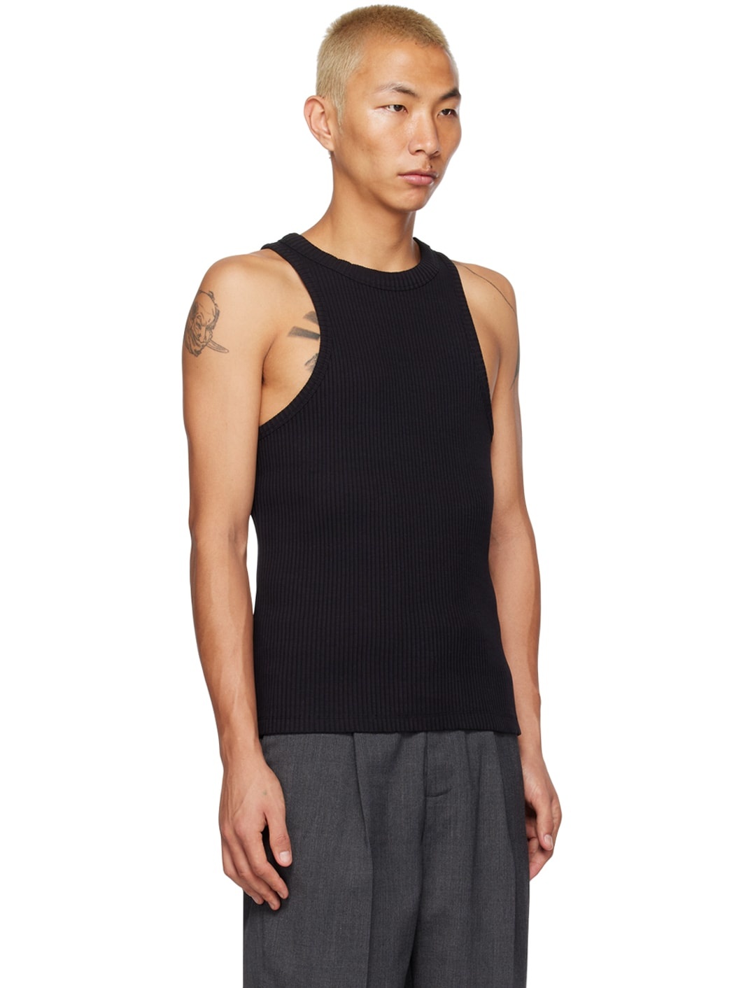 Black Racer Tank Top - 2