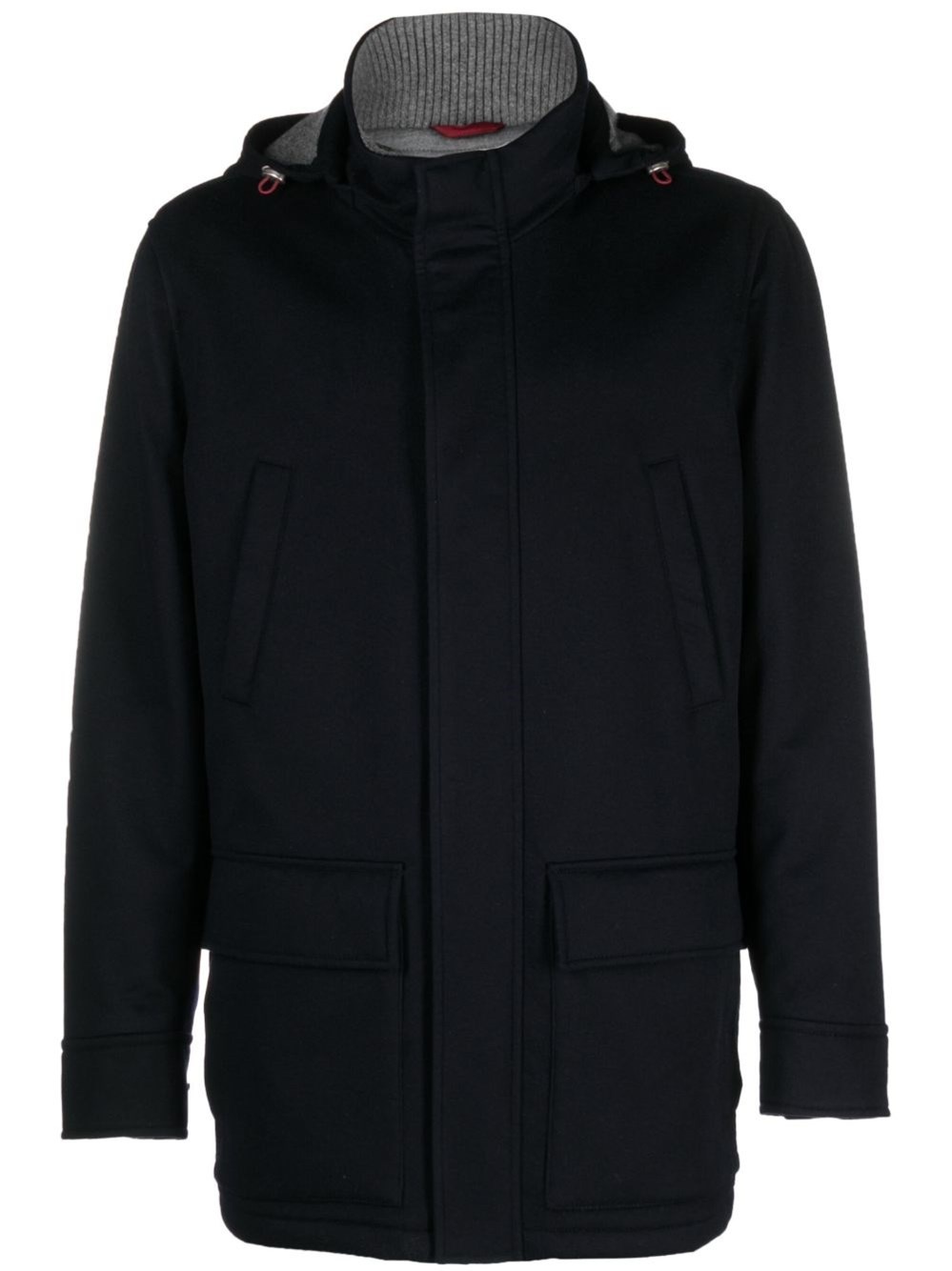 Cashmere parka coat - 1