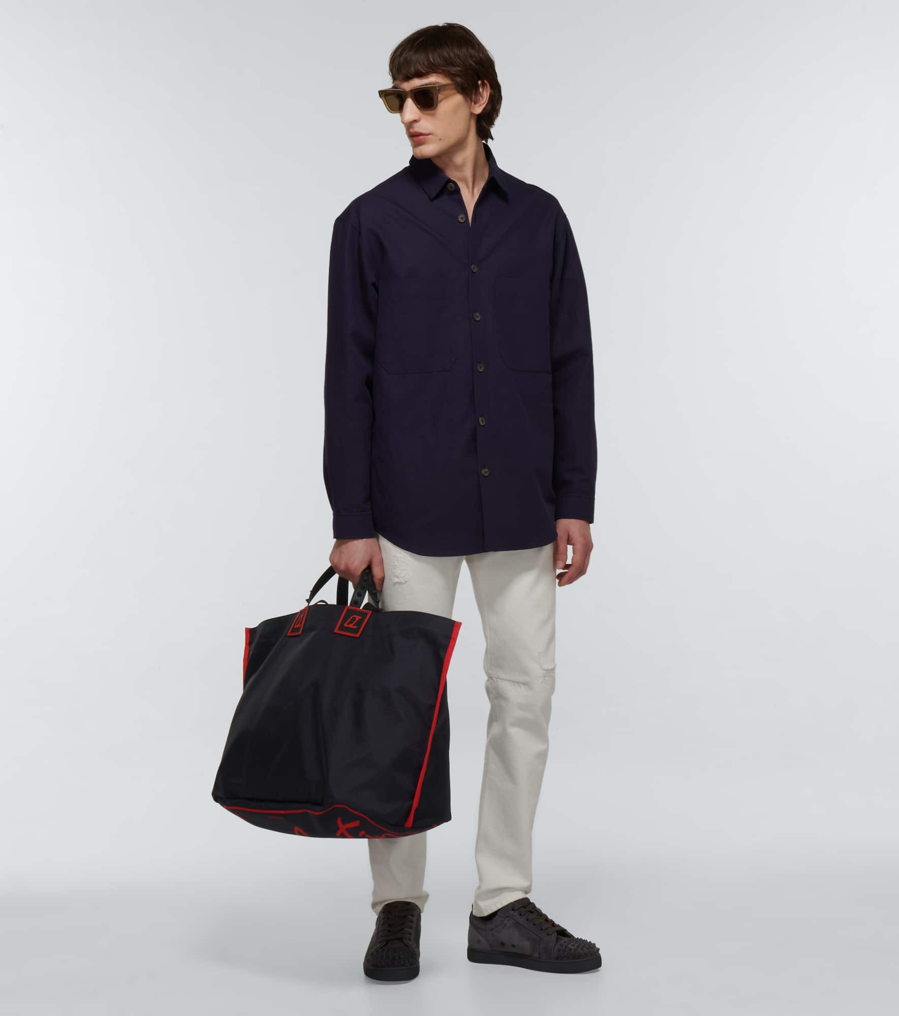 Spiked ripstop tote - 7