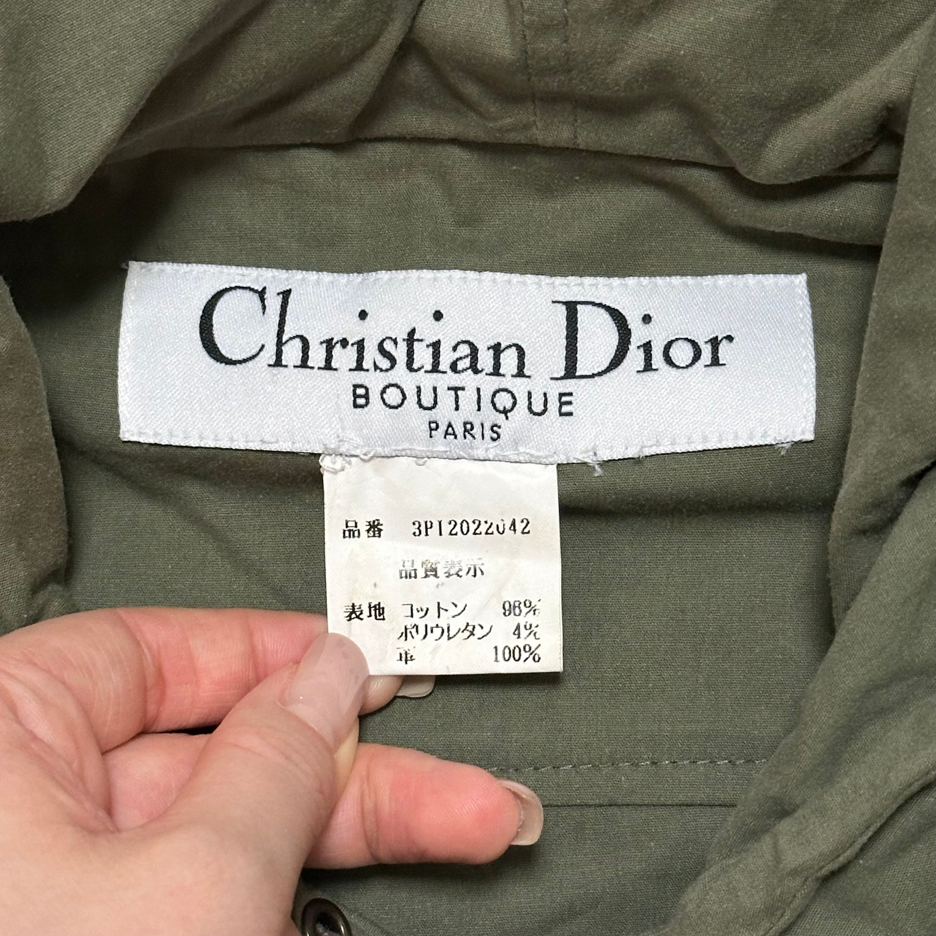 CHRISTIAN DIOR Spring Summer 2003 Leather Buckle Vest - 6