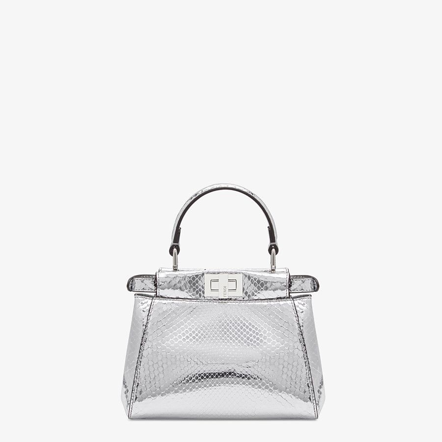 Silver python mini-bag - 8