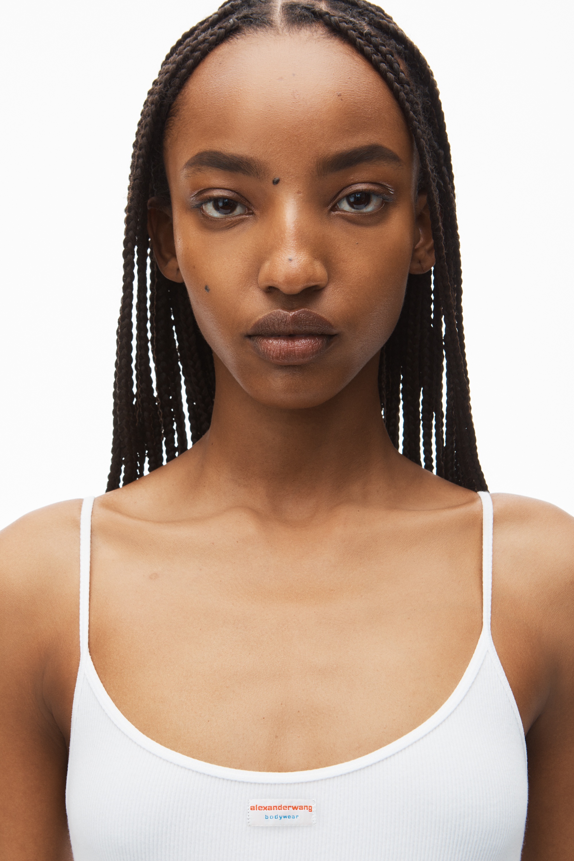 cami bodysuit in ribbed jersey - 4