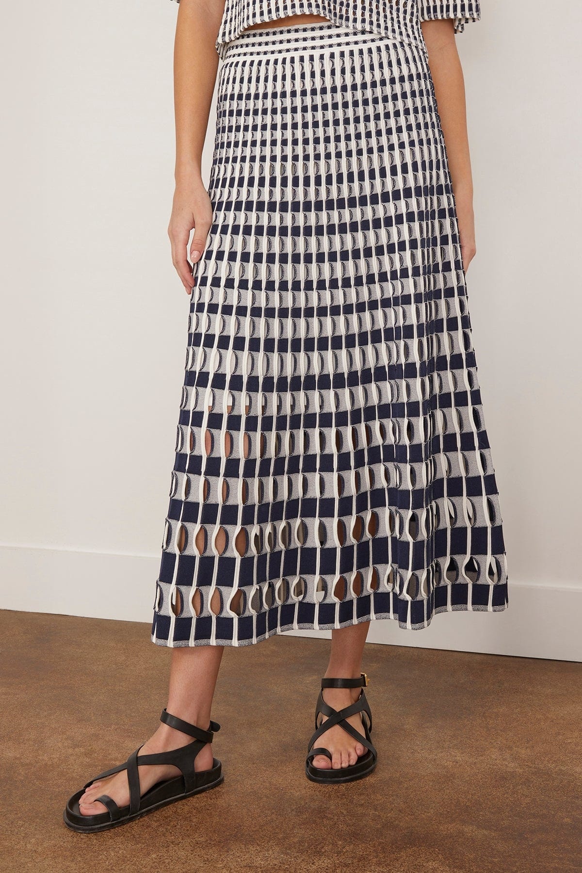 Larken Midi Skirt in Midnight Multi - 3