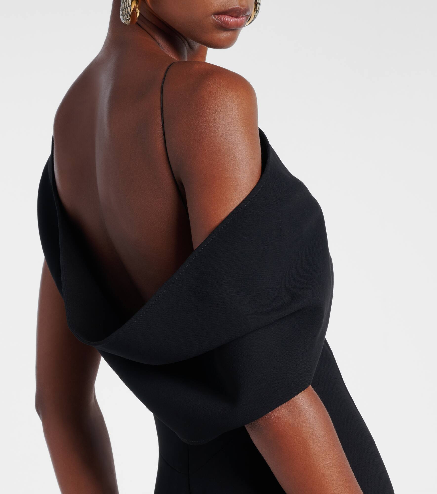 One-shoulder midi dress - 5