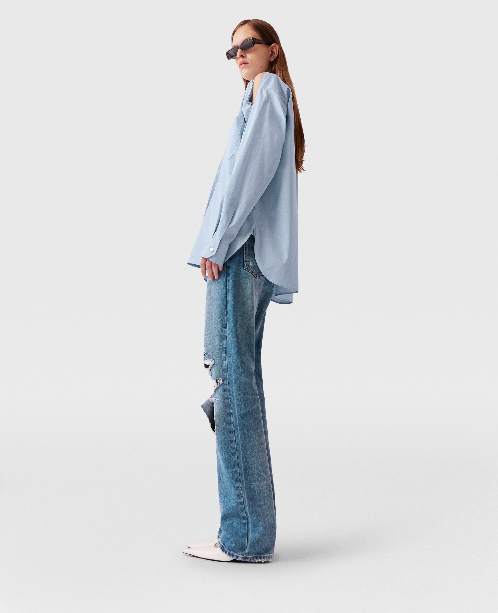 Falabella Chain Oxford Shirt - 3