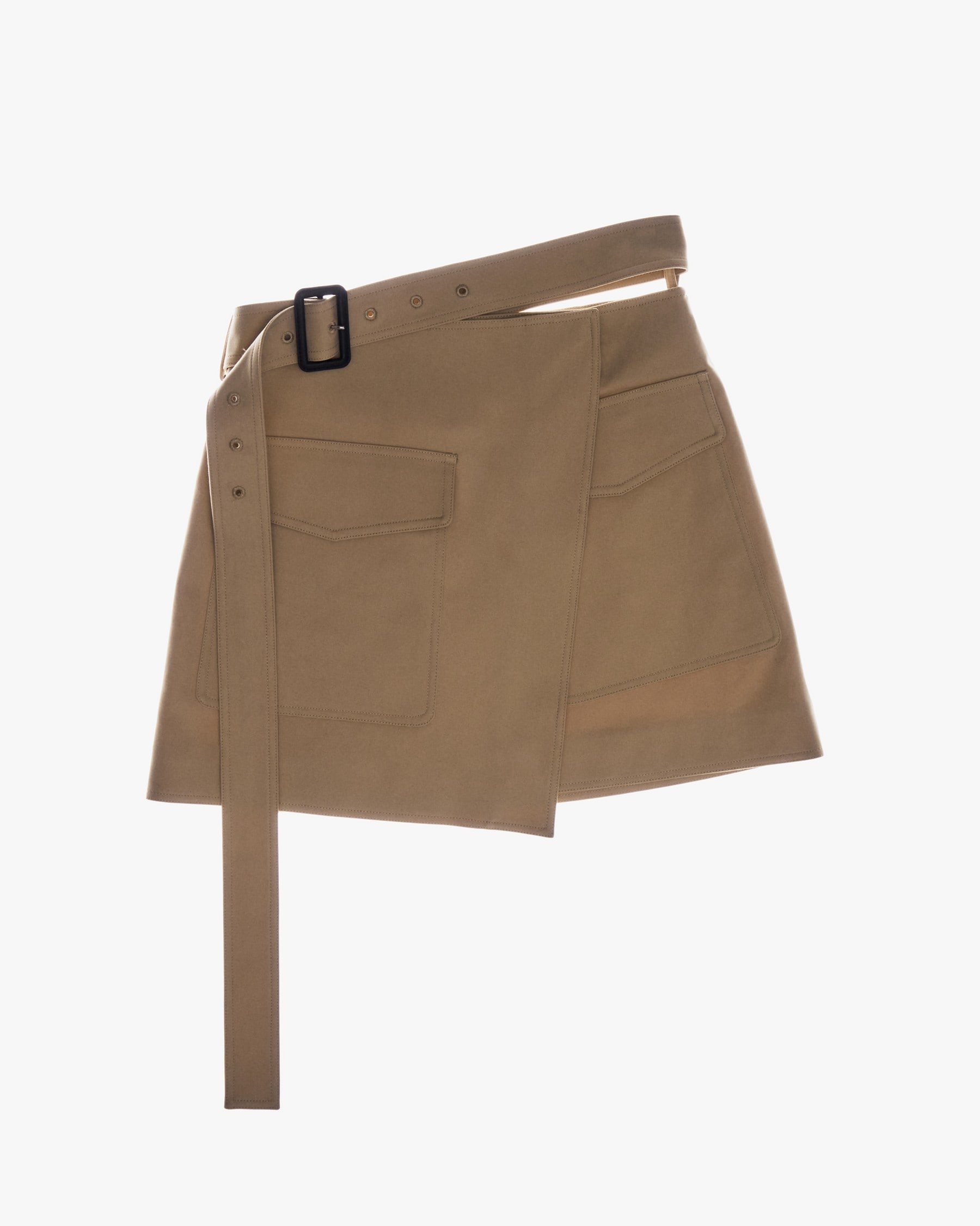 TRENCH WRAP SKIRT - 1