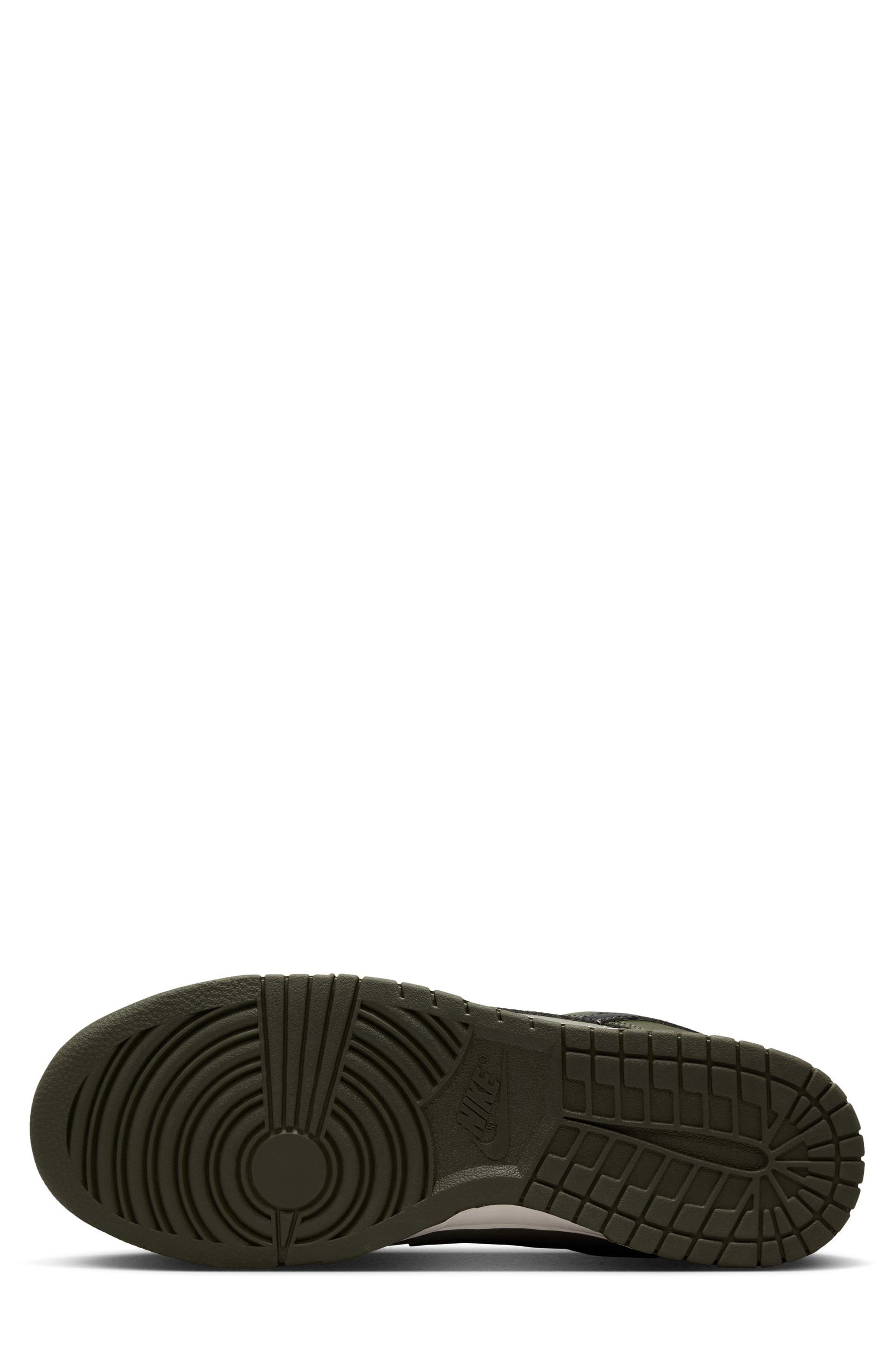 Nike Dunk Low Retro Basketball Sneaker in Light Army/Cargo Khaki at Nordstrom - 4