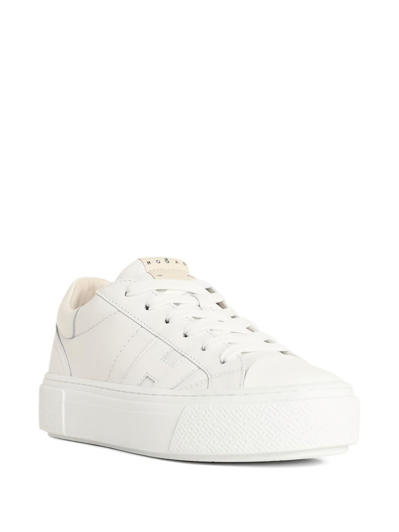HOGAN H705 leather low-top sneakers outlook