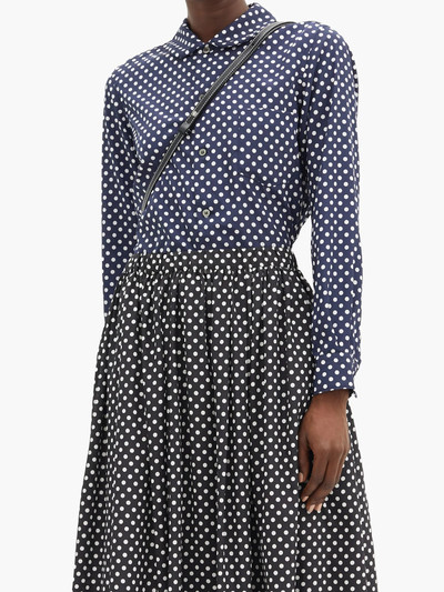 Comme des Garçons Comme des Garçons Polka-dot satin shirt outlook