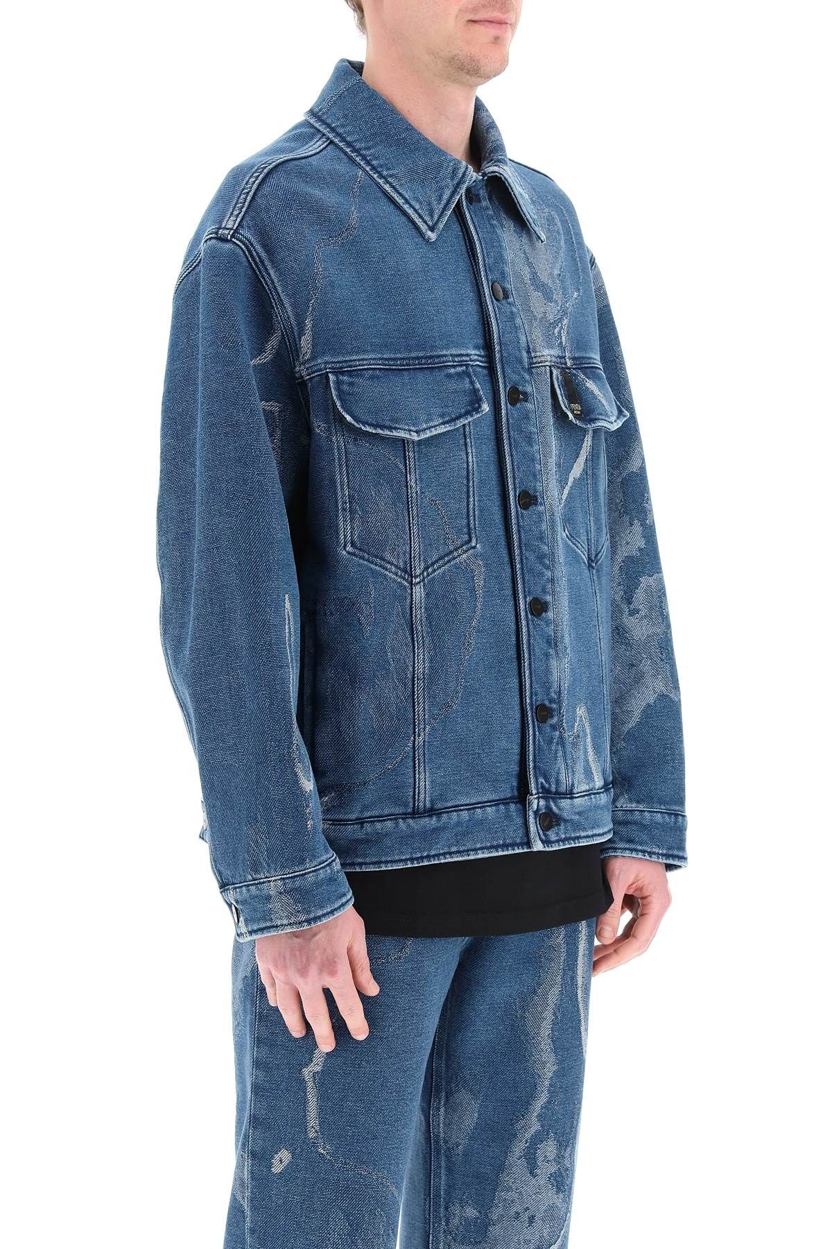 JACQUARD DENIM JACKET - 3