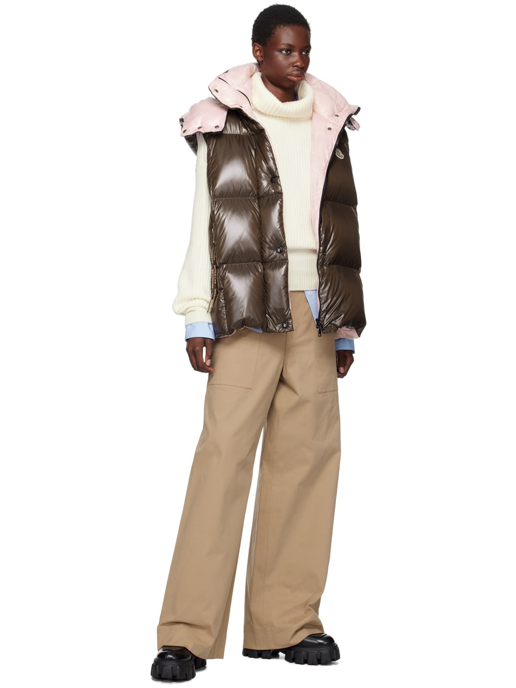 Brown Luzule Down Vest - 5